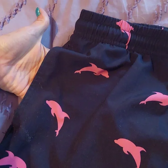 Pink Dolphin Swim Trunks size 2xl - Picture 3 of 6